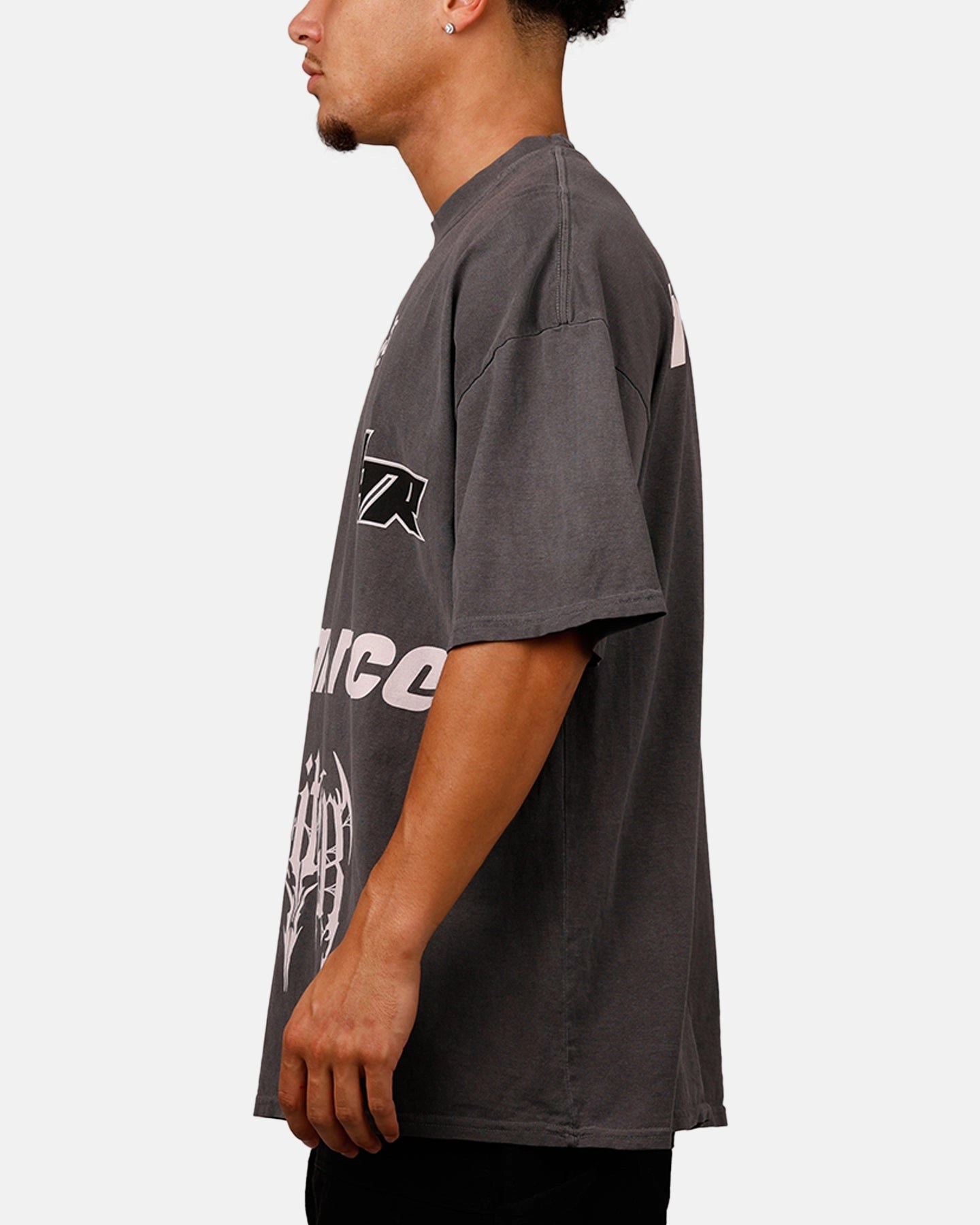 Loiter Racer T-Shirt Charcoal Modern innovation