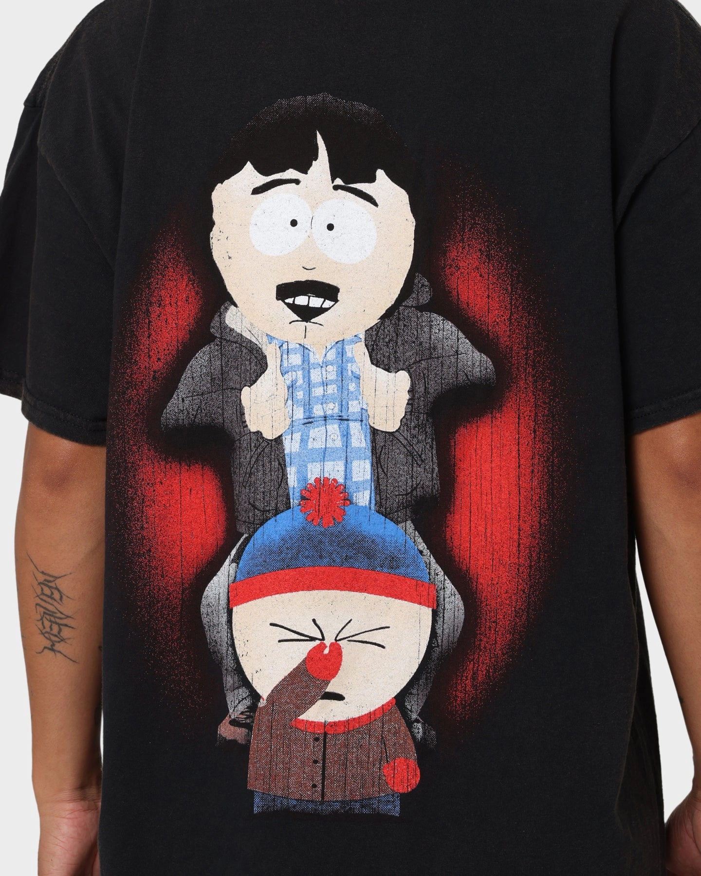Goat Crew X South Park Stan T-Shirt Black Wash Smooth Neckline