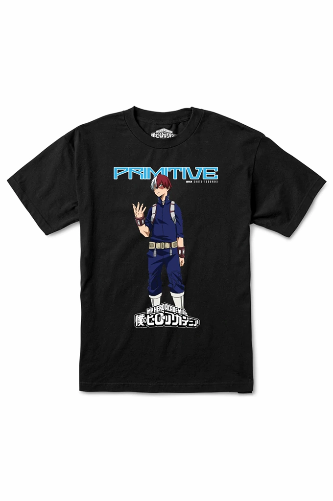 Primitive Shoto Todoroki Tee Non Toxic Printing Quick-Dry Fabric