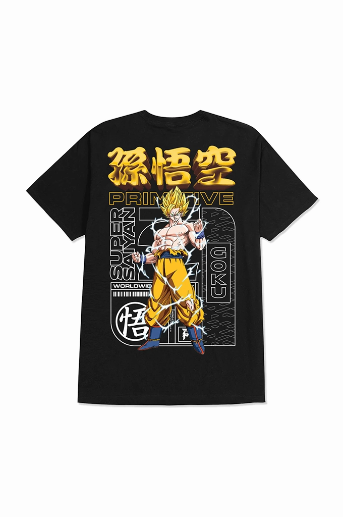 Primitive x Dragon Ball Z Spirit Tee Good stretch Cool Style