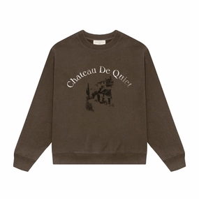 Museum Of Peace And Quiet Chateau Crewneck 'Brown' Fresh Minimal