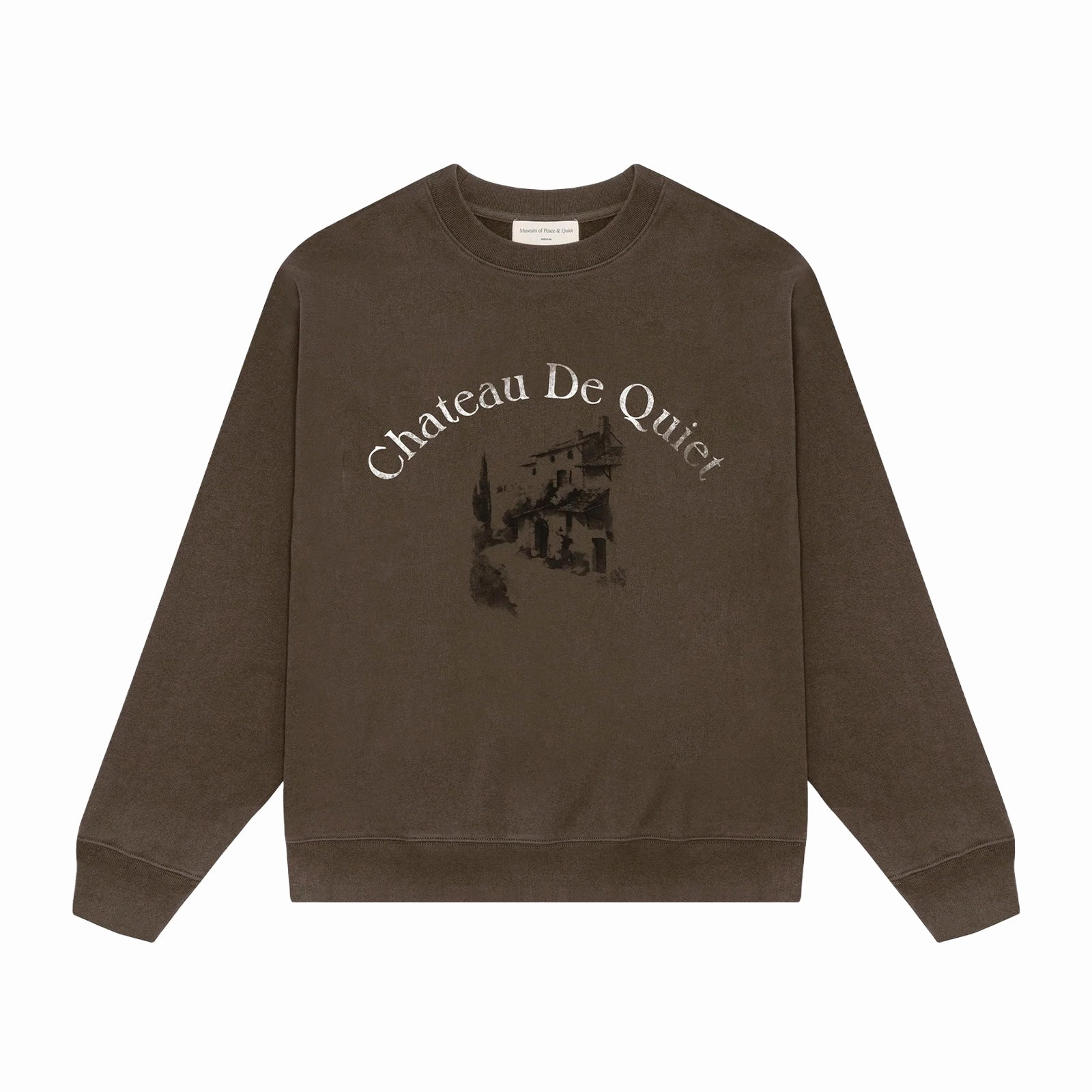 Museum Of Peace And Quiet Chateau Crewneck 'Brown' Durable Fabric City Fit