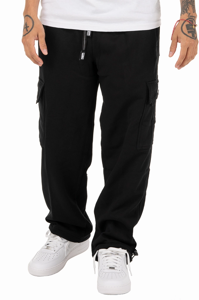 Pro Club Men's Heavyweight Fleece Cargo Pants Skinny Fit Active Layer