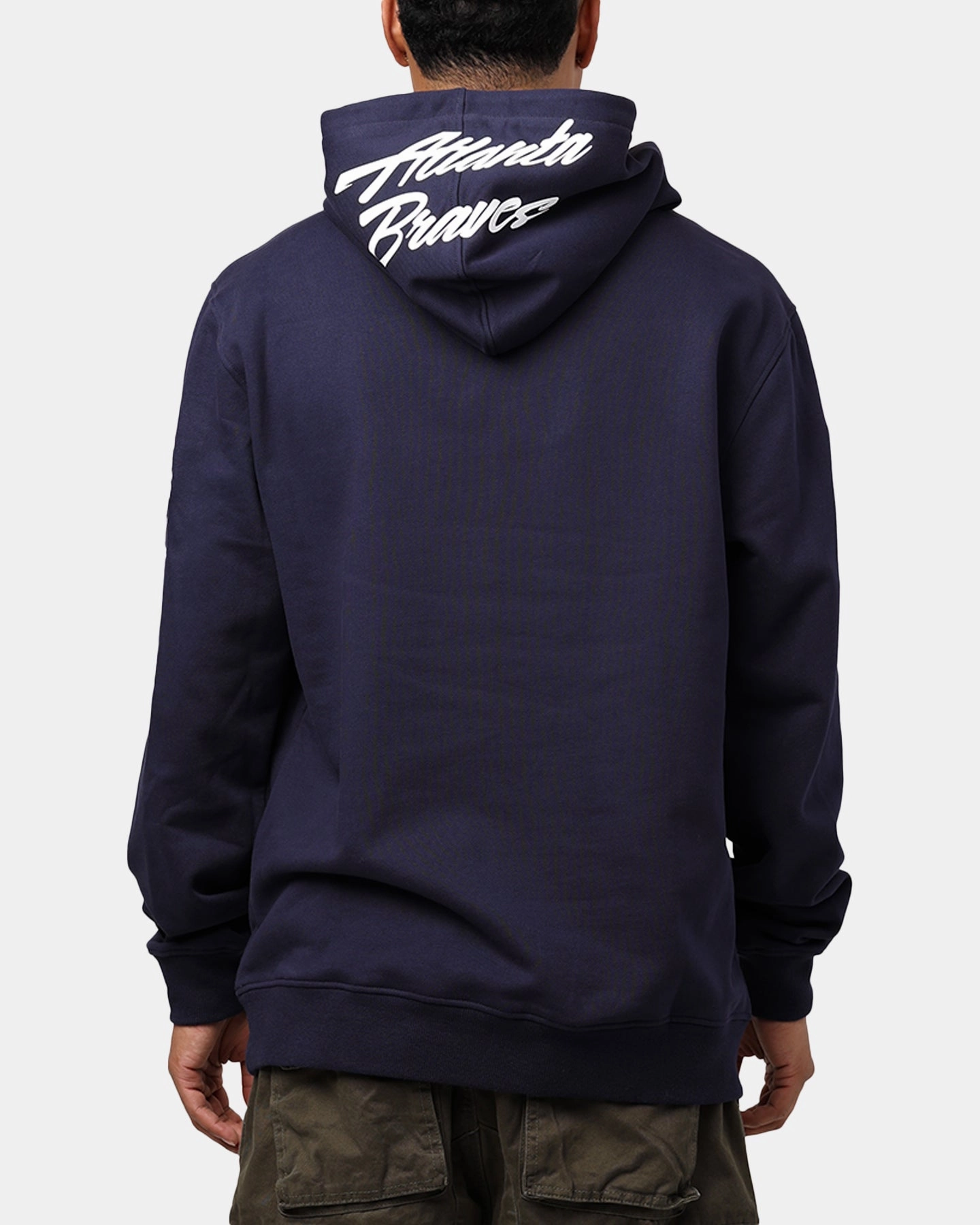 discounted weekend Pro Standard Atlanta Braves Fast Lane Hoodie Midnight Navy