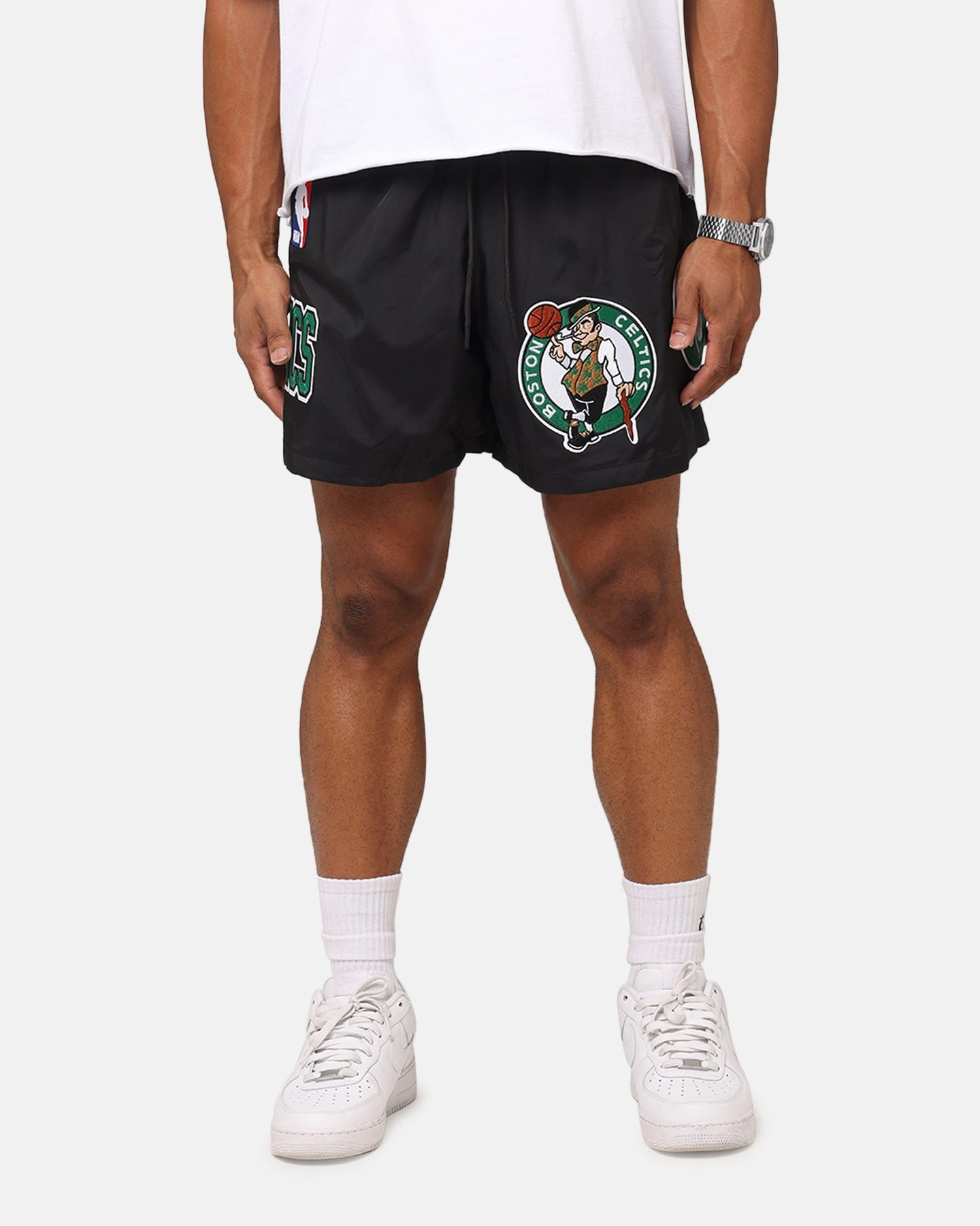 Recycled Polyester Blend Pro Standard Boston Celtics Classic Woven Shorts Black