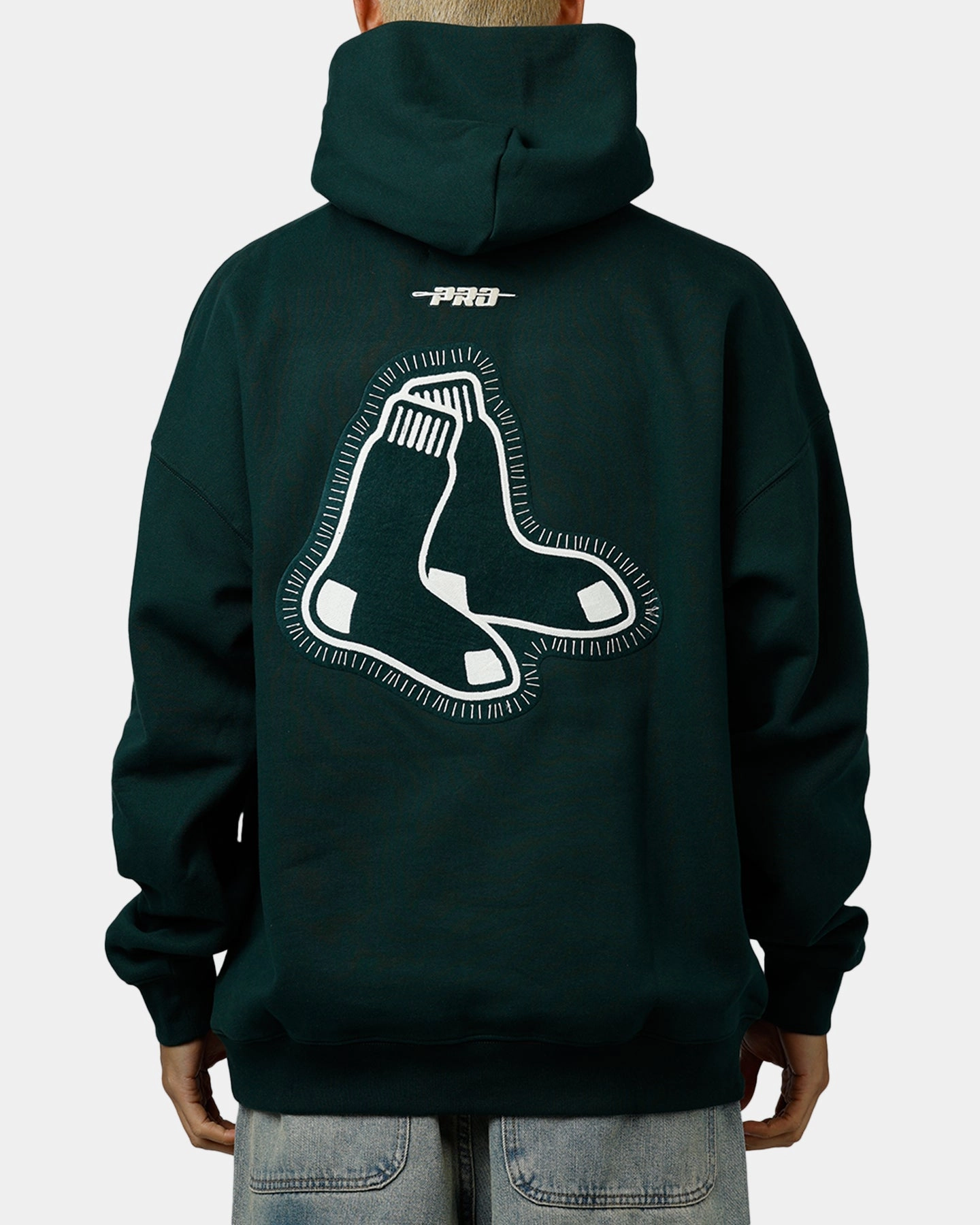 challenge skier Pro Standard Boston Red Sox Tapestry 2.0 Hoodie Dark Green