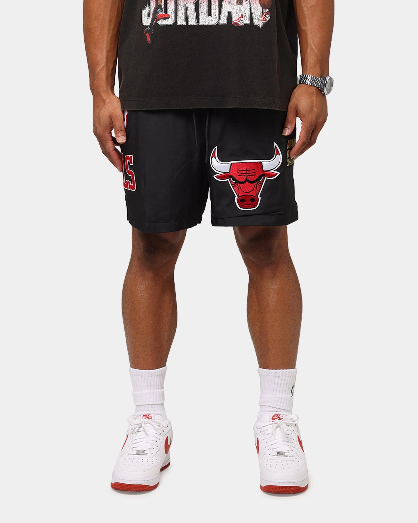 Pro Standard Chicago Bulls Classic Woven Shorts Black entertainment industry