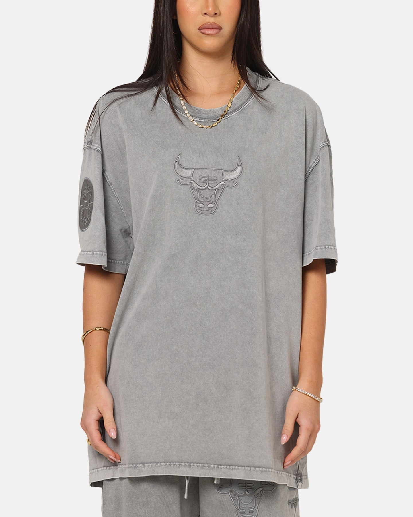 Pro Standard Chicago Bulls Washed Classic T-Shirt Washed Grey Easy Wear cycling outfit