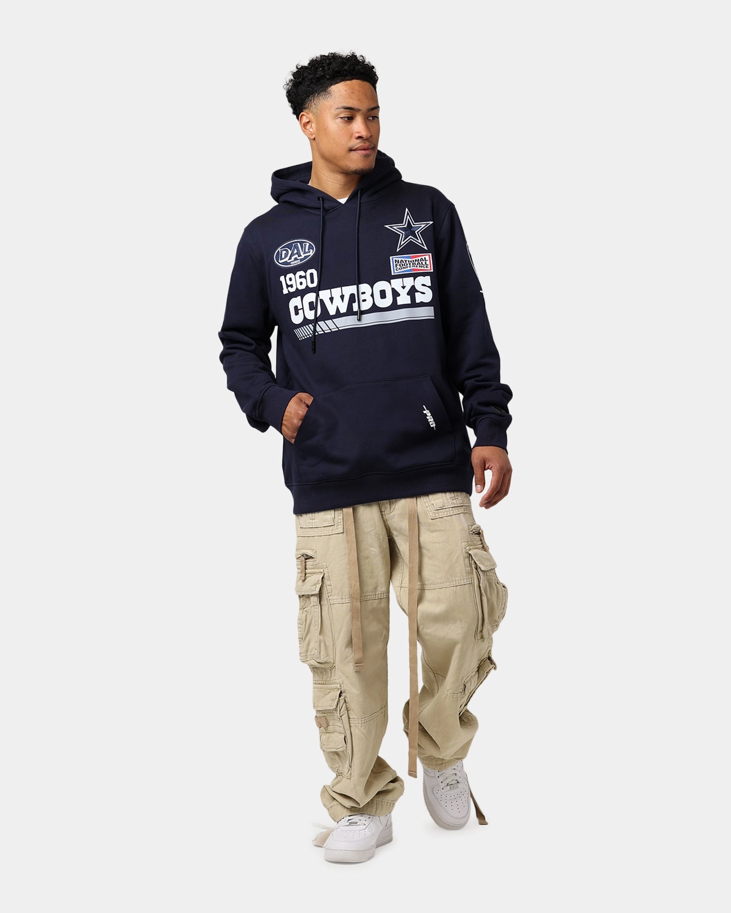 Help Pro Standard Dallas Cowboys Fast Lane Hoodie Midnight Navy