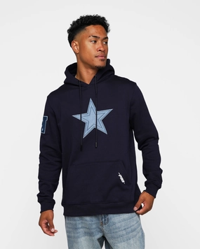 Pro Standard Dallas Cowboys Varsity Blue Hoodie Midnight Navy Compassion Stretchable Panels