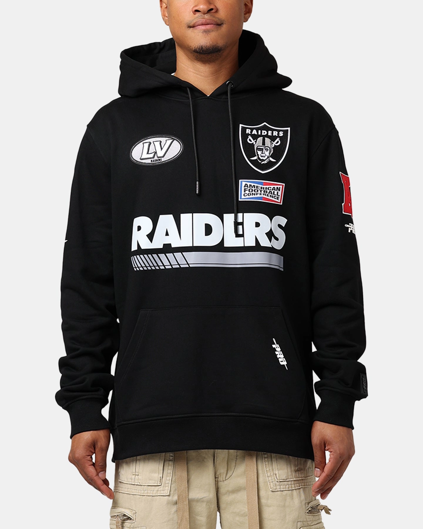 Pro Standard Las Vegas Raiders Fast Lane Hoodie Black Durable Seams