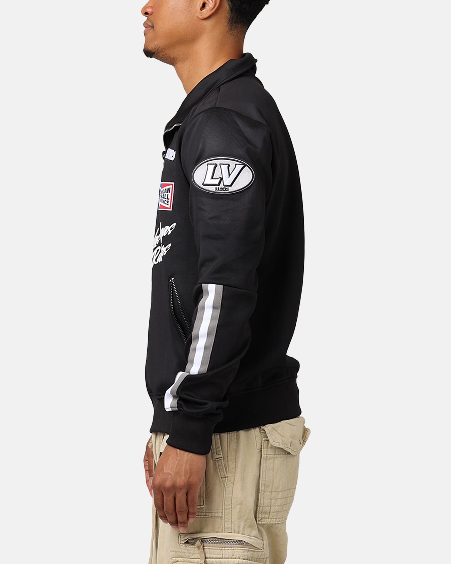 Pro Standard Las Vegas Raiders Fast Lane Track Jacket Black artists Share
