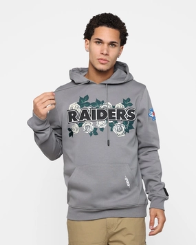 Approve Comfort Fit Pro Standard Las Vegas Raiders Roses Hoodie Grey