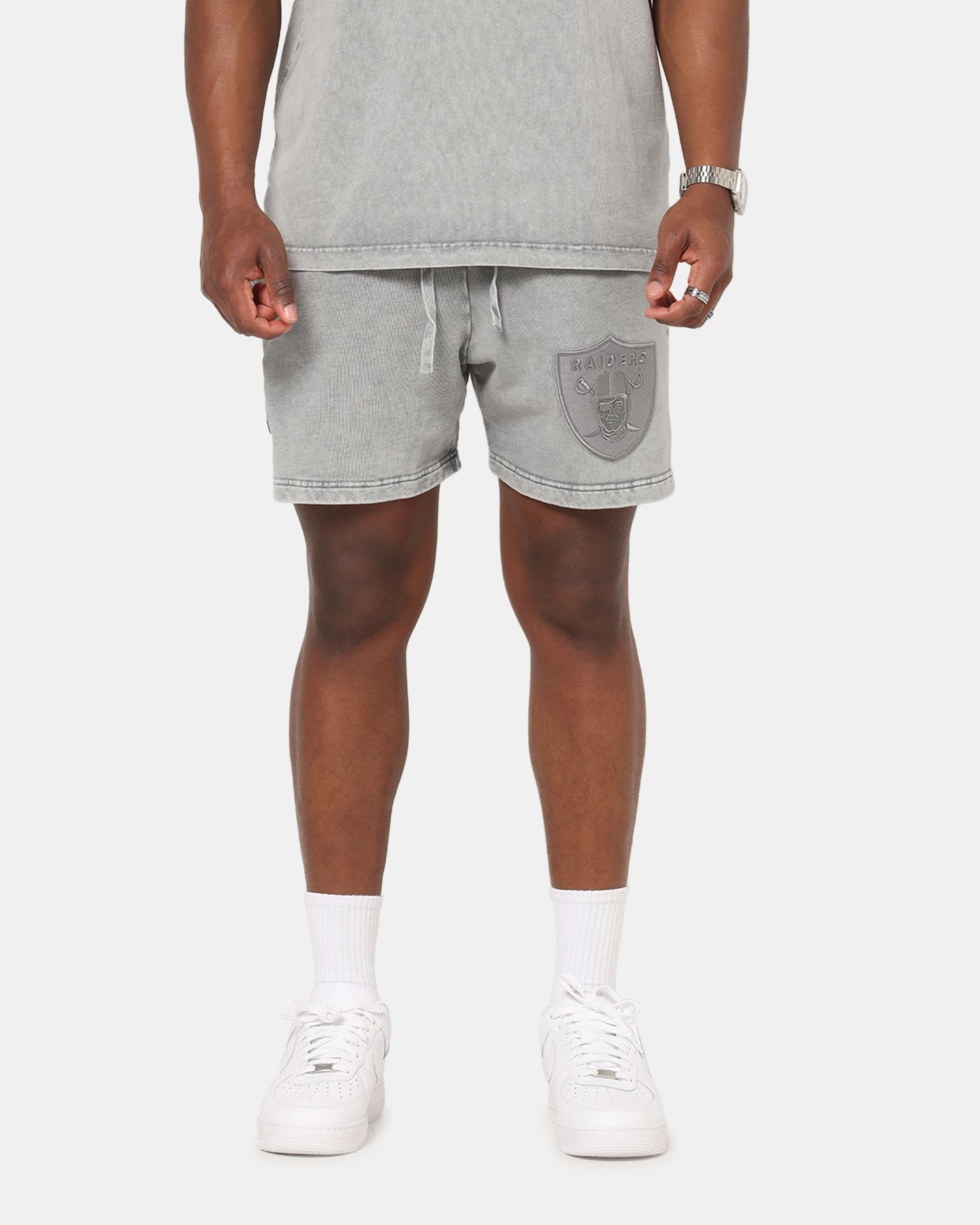 Formal Wear Pro Standard Las Vegas Raiders Washed Classic Shorts Washed Grey