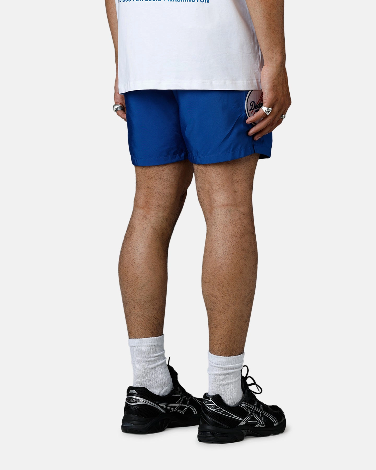Soft Stretch Flatlock Seams Pro Standard Los Angeles Dodgers City Tour 2.0 Shorts Blue