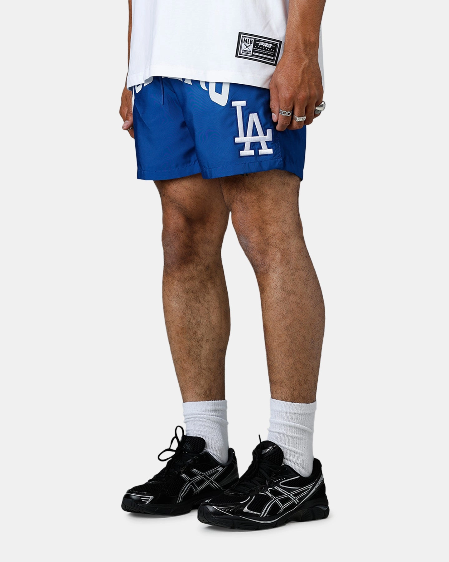 Pro Standard Los Angeles Dodgers City Tour 2.0 Shorts Blue Snag Free Design Adjustable Waistband