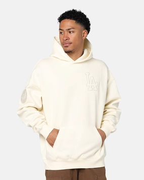Popular Pro Standard Los Angeles Dodgers Drop Shoulder Hoodie Eggshell