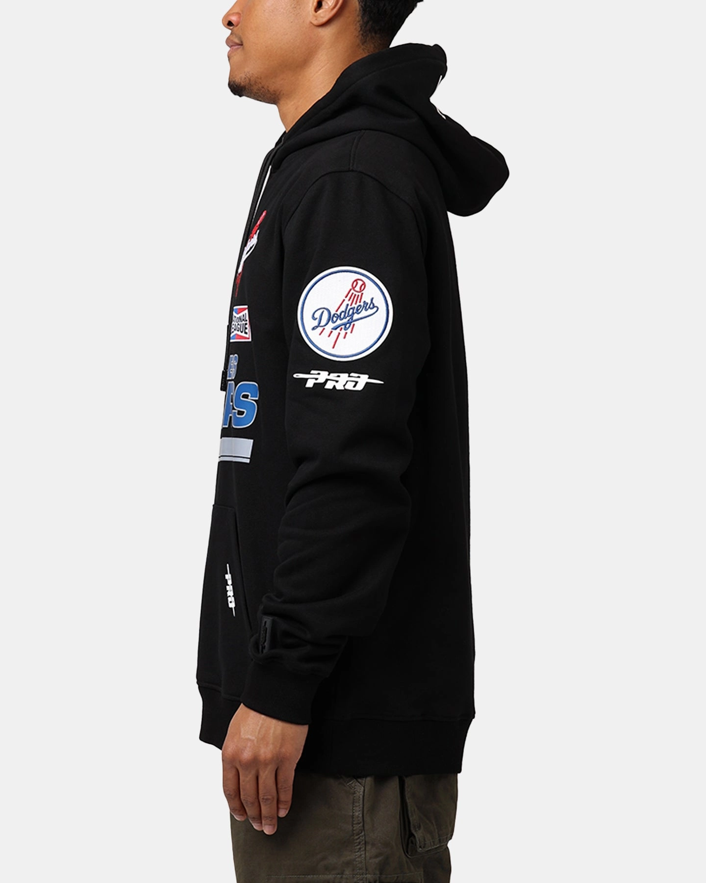 firefighters Ergonomic Fit Pro Standard Los Angeles Dodgers Fast Lane Hoodie Black