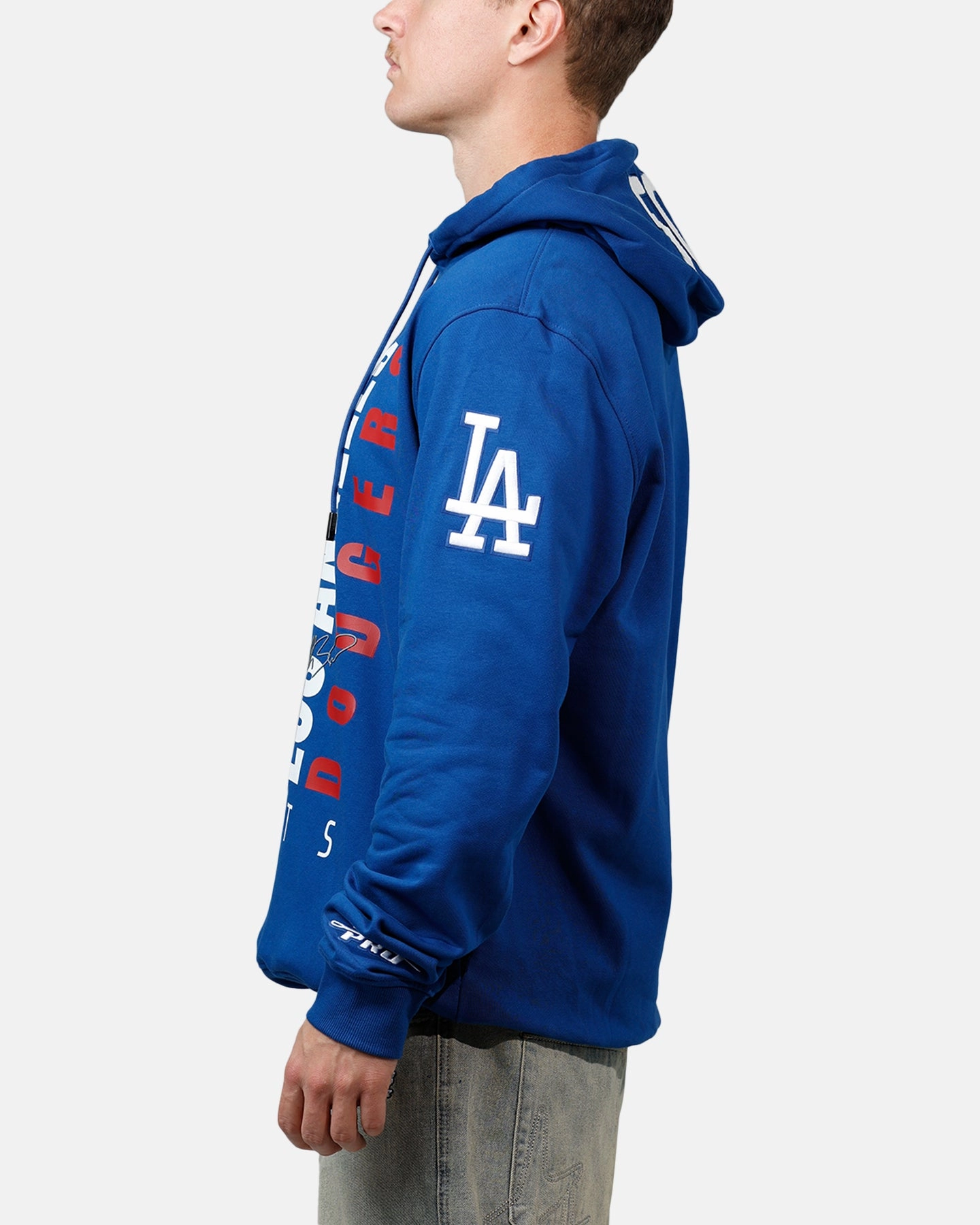 Pro Standard Los Angeles Dodgers Mookie Betts Avatar Hoodie Blue Compact Storage Calendar