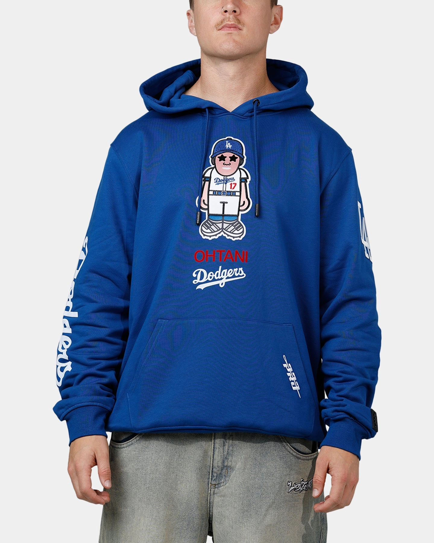 suitable for water sports Pro Standard Los Angeles Dodgers Shohei Ohtani Avatar Hoodie Blue