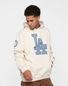 Pro Standard Los Angeles Dodgers Varsity Blue Hoodie Linen Stretch Comfort Instance