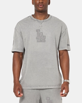 Comfy and Versatile Durable Colorfast Finish Pro Standard Los Angeles Dodgers Washed Classic T-Shirt Washed Grey