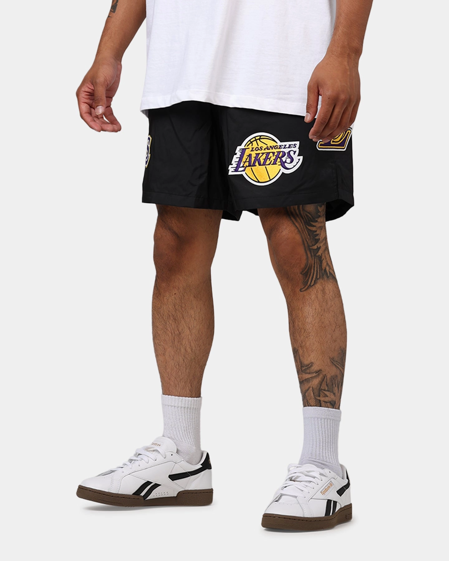 Bootcut style Pro Standard Los Angeles Lakers Classic Woven Shorts Black