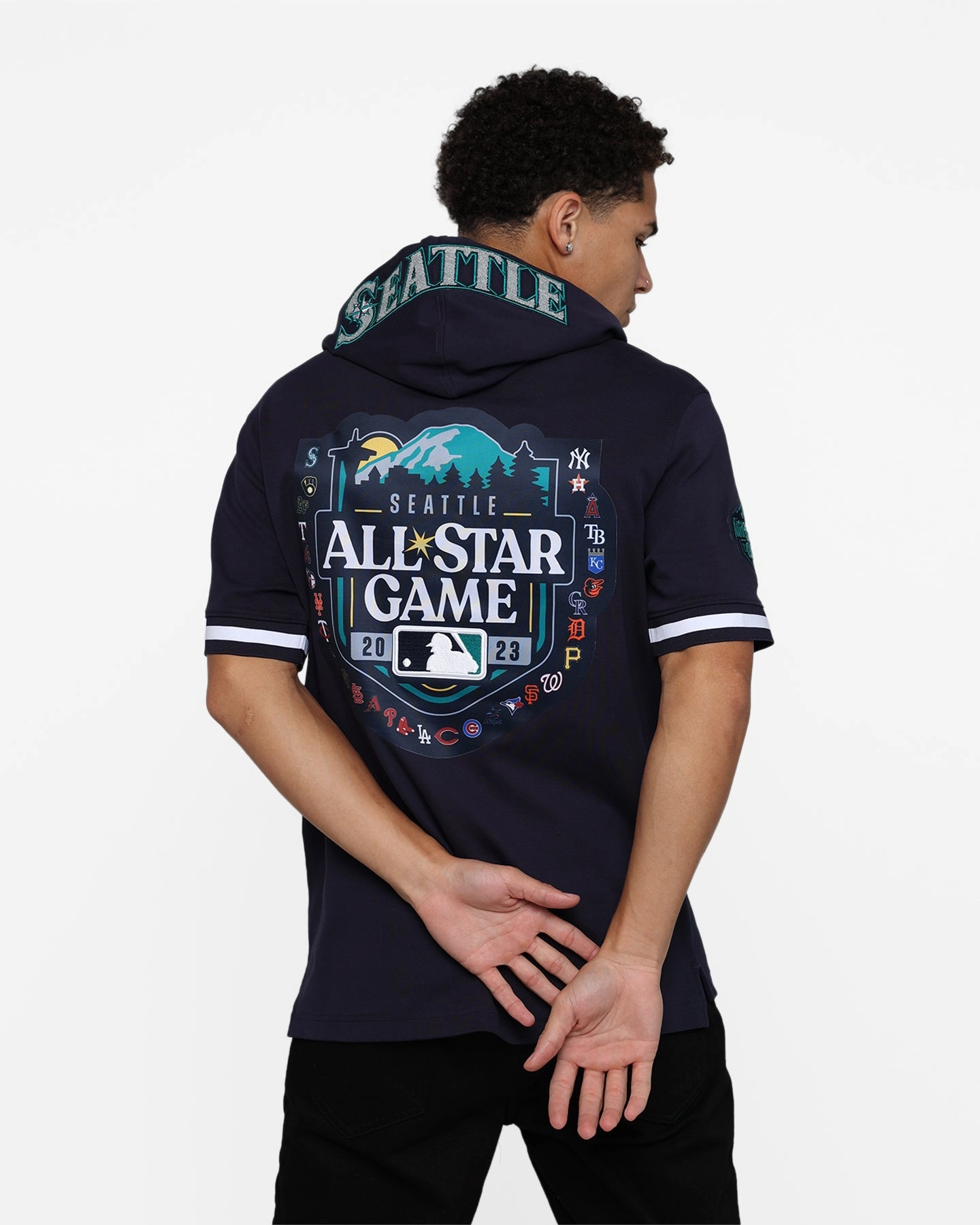 Pro Standard MLB All Star Pullover Hoodie Navy Breathable Material Labor