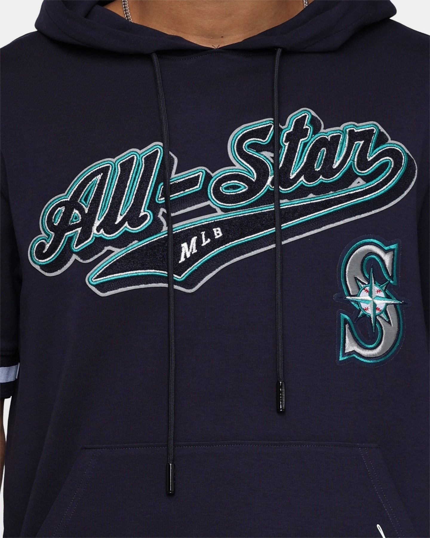 Pro Standard MLB All Star Pullover Hoodie Navy Versatile Layering Daily Wear