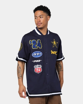 Pro Standard NBA All Star Game 2024 Warm Up Jersey Midnight Navy Ergonomic Paneling