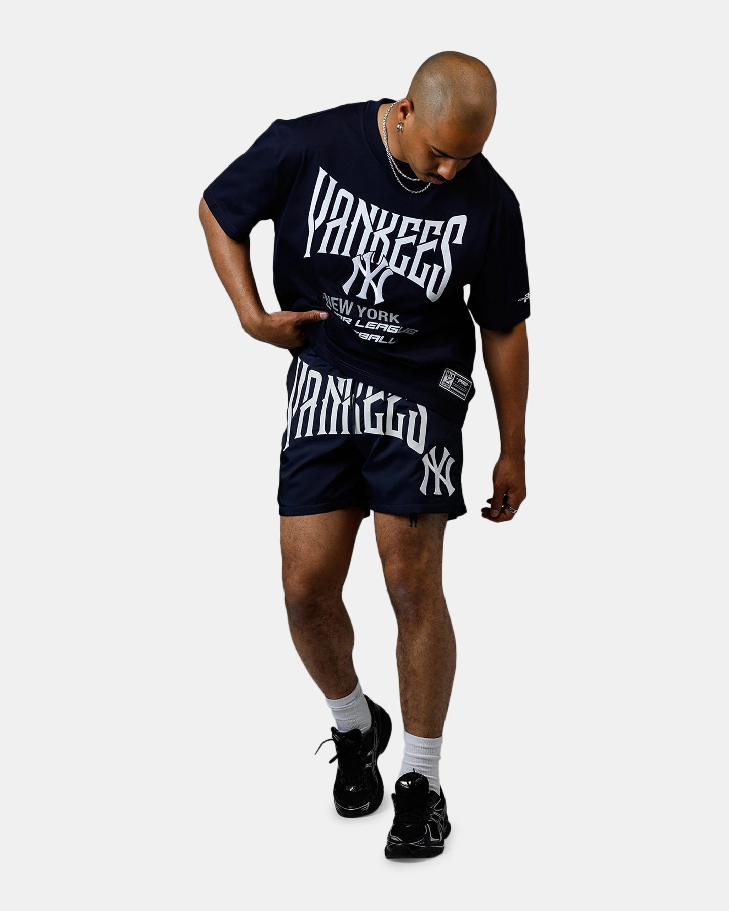 young adults Pro Standard New York Yankees City Tour 2.0 Shorts Navy