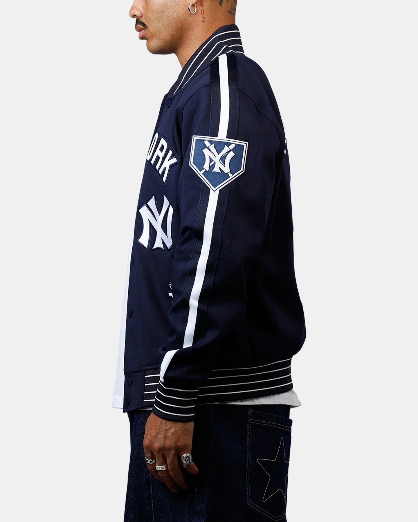 Game Day Pro Standard New York Yankees Double Knit Jacket Navy
