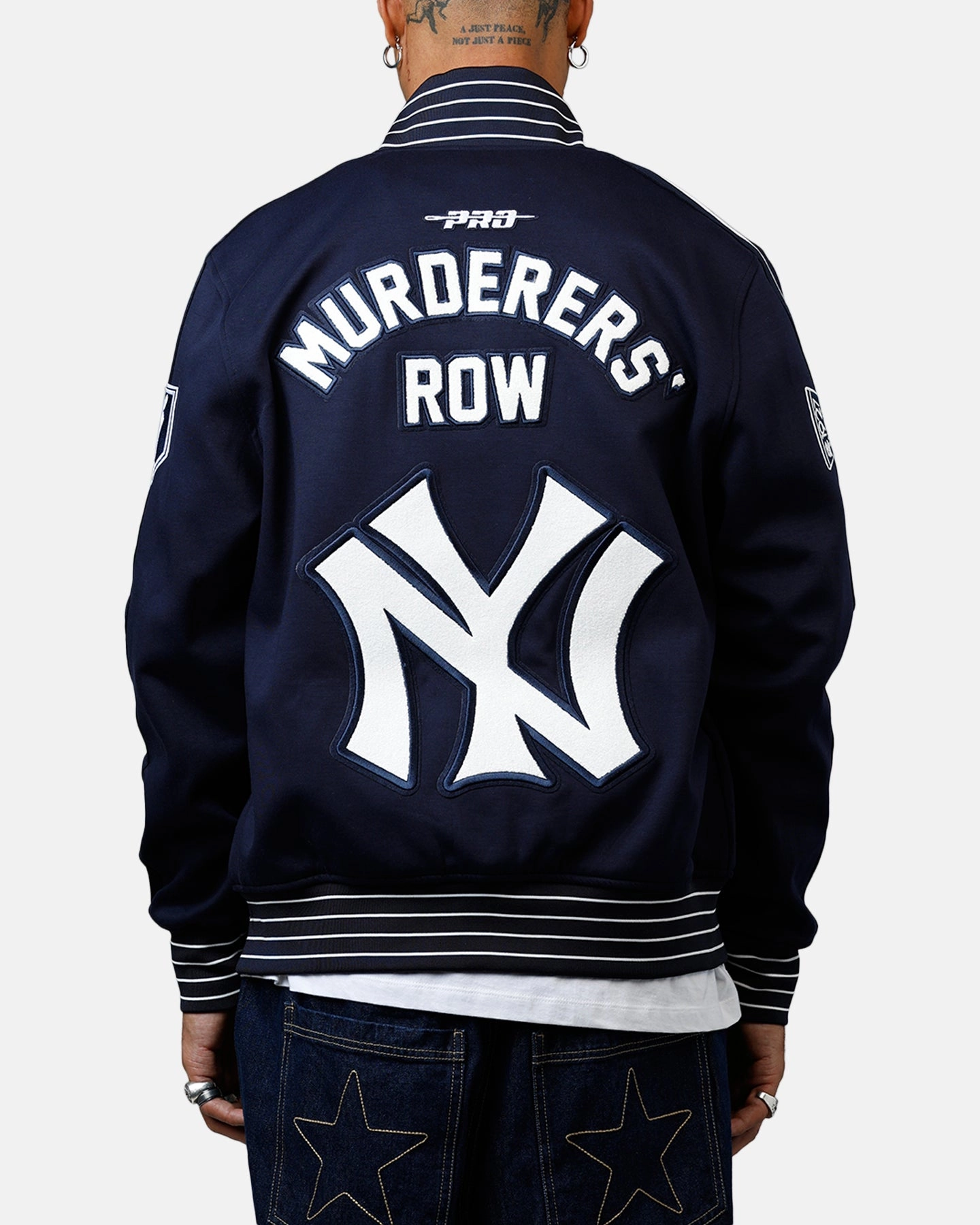 Pro Standard New York Yankees Double Knit Jacket Navy Party use
