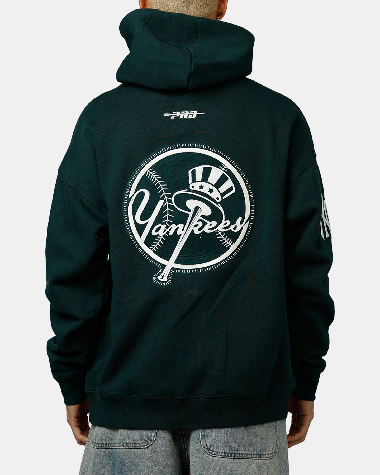 Beach Holiday day Pro Standard New York Yankees Tapestry 2.0 Hoodie Dark Green