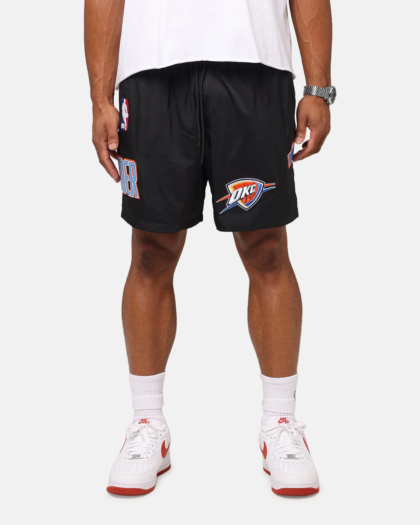 Pro Standard Oklahoma City Thunder Classic Woven Shorts Black Outdoor Look Fashion Fit