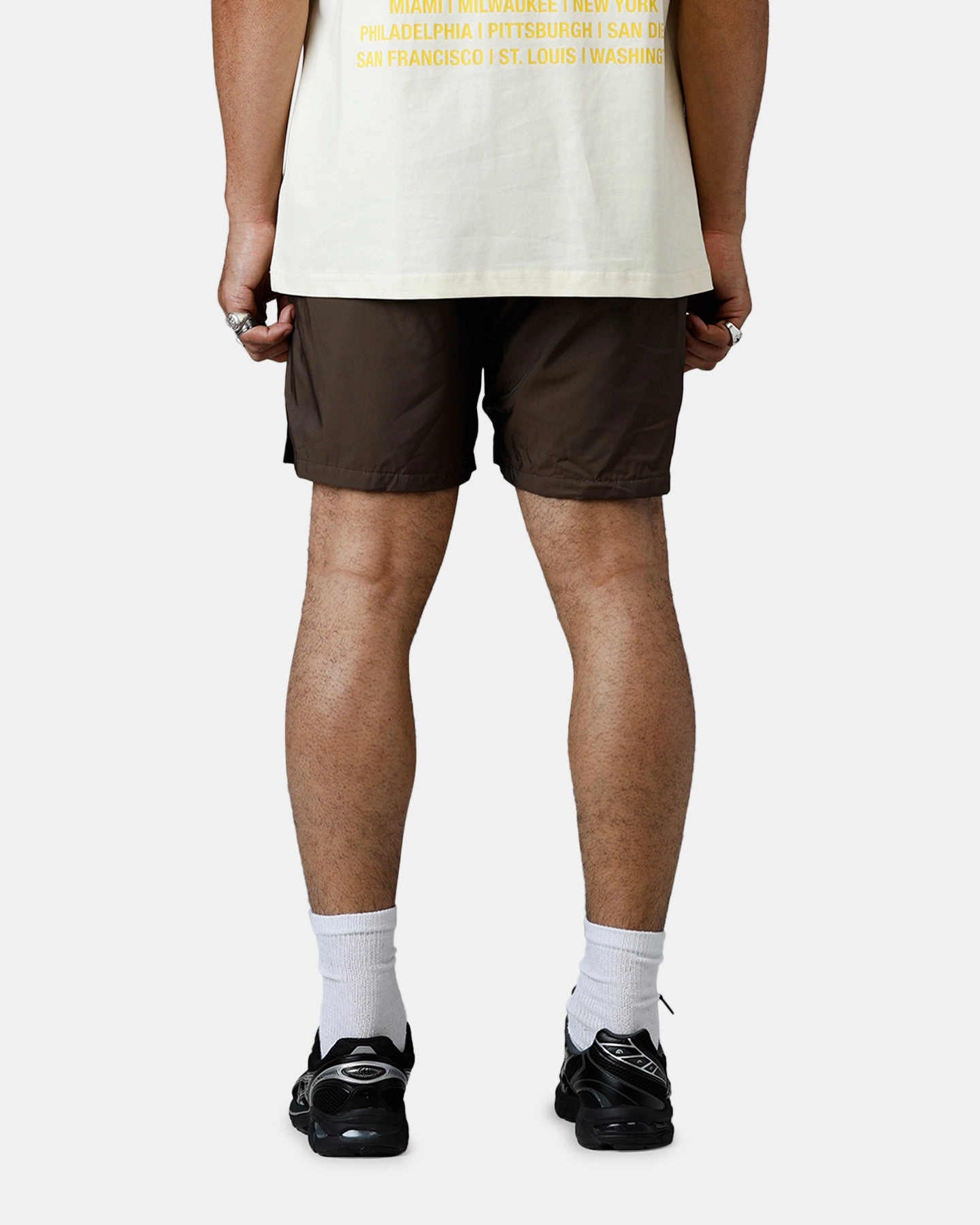 Pro Standard San Diego Padres City Tour 2.0 Shorts Brown Mesh Ventilation Zones
