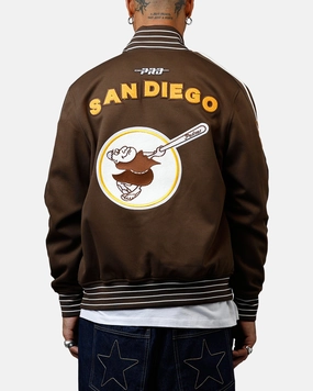 Ergonomic Sleeves Pro Standard San Diego Padres Double Knit Jacket Brown