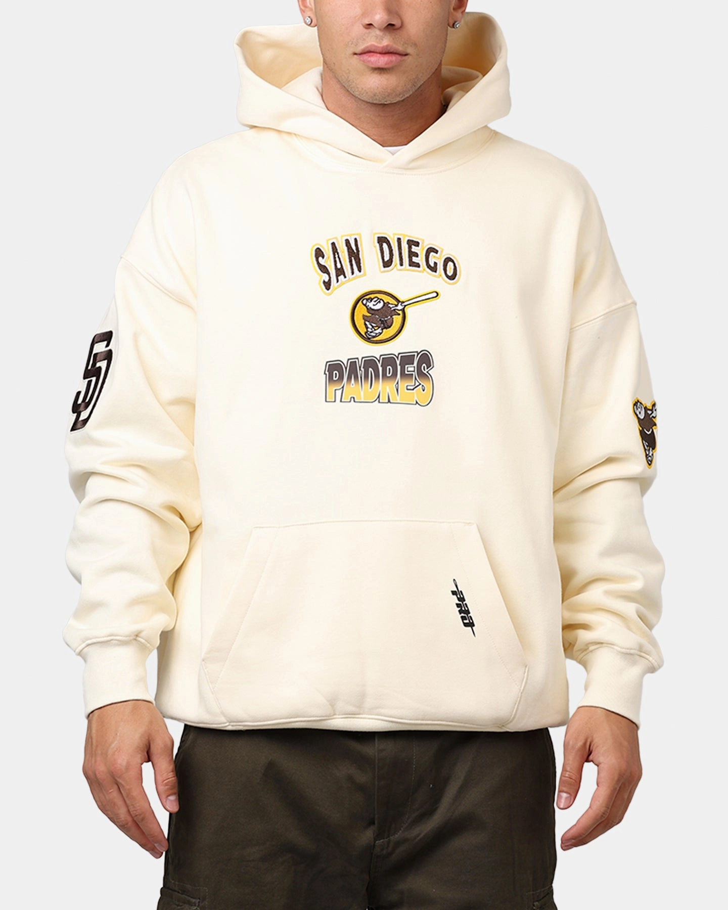 fitted fit Quilted Construction Pro Standard San Diego Padres Turn It Up Hoodie Cream