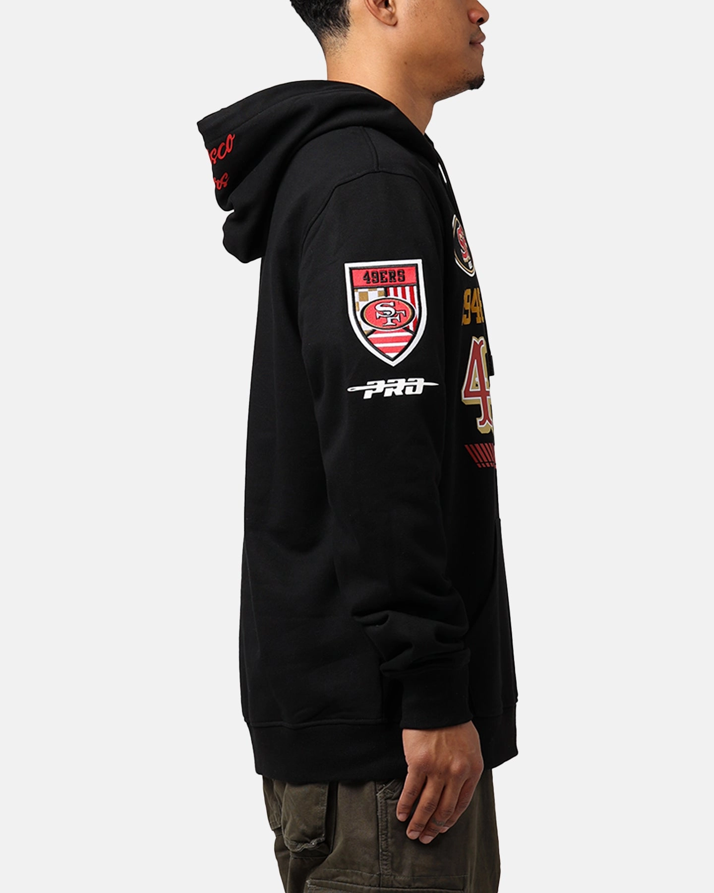 Pro Standard San Francisco 49ers Fast Lane Hoodie Black Waterproof Wear