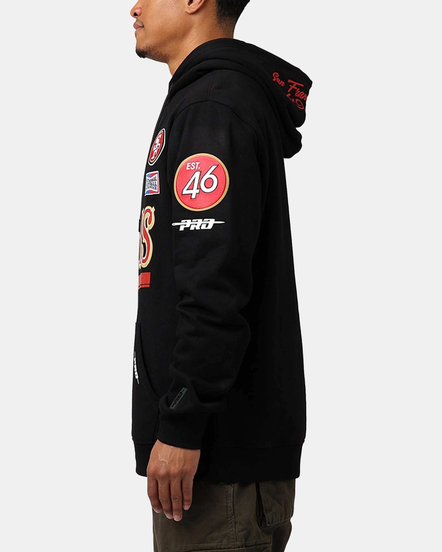 Pro Standard San Francisco 49ers Fast Lane Hoodie Black desert Remember