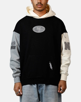 Likelihood suitable for summer sports Pro Standard San Francisco 49ers Reverse French Terry Hoodie Black/Grey