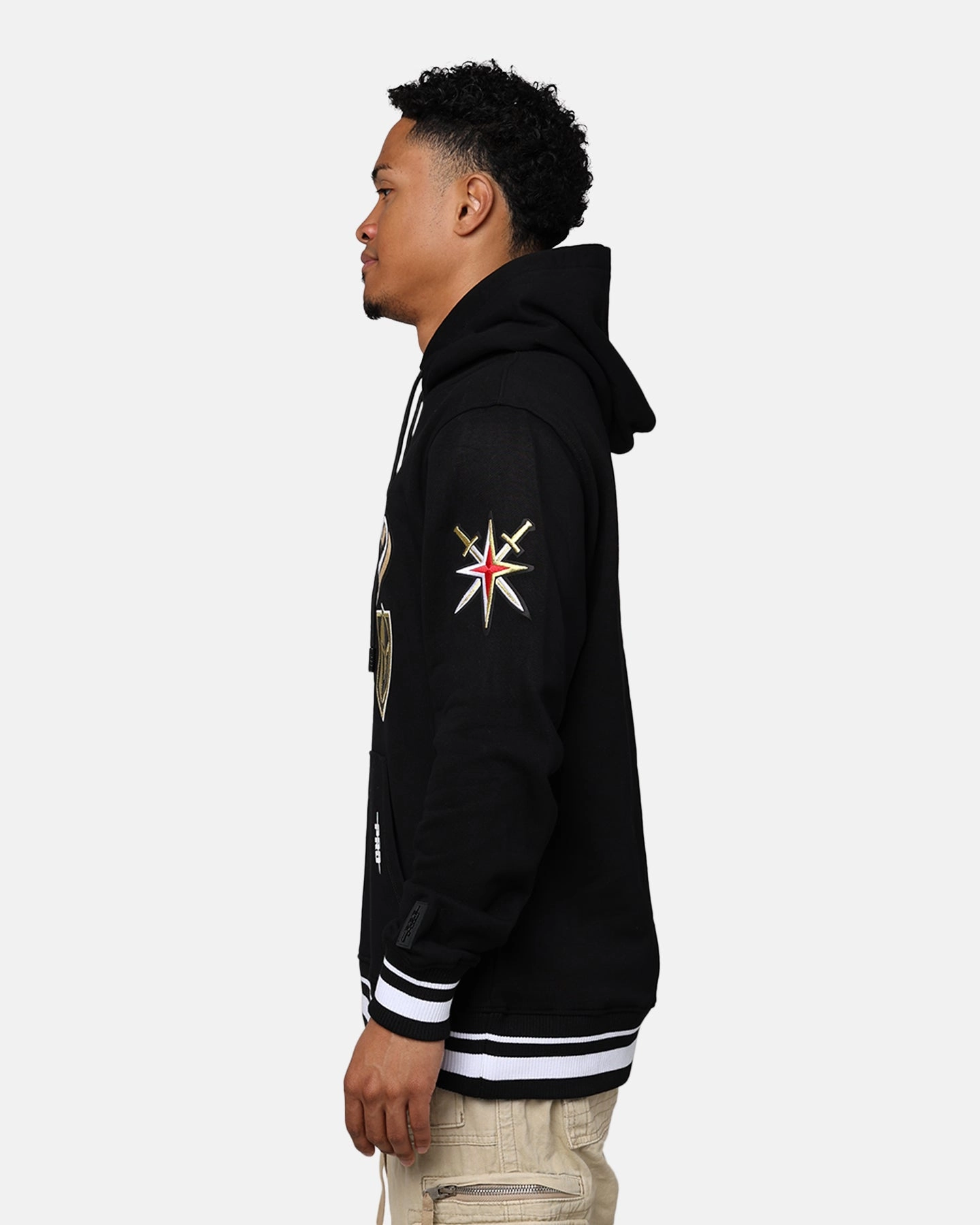Pro Standard Vegas Golden Knights Fleece Pullover Hoodie Black Bracelet