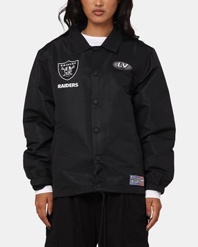 Benchmark Waterproof Fabric Pro Standard Women's Las Vegas Raiders Fast Lane Jacket Black