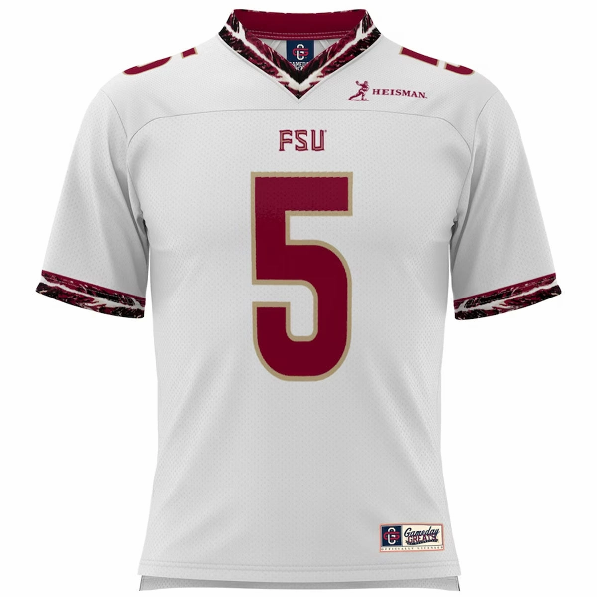 Cozy Comfort Proshere Jameis Winston #5 Throwback Football Jersey - White