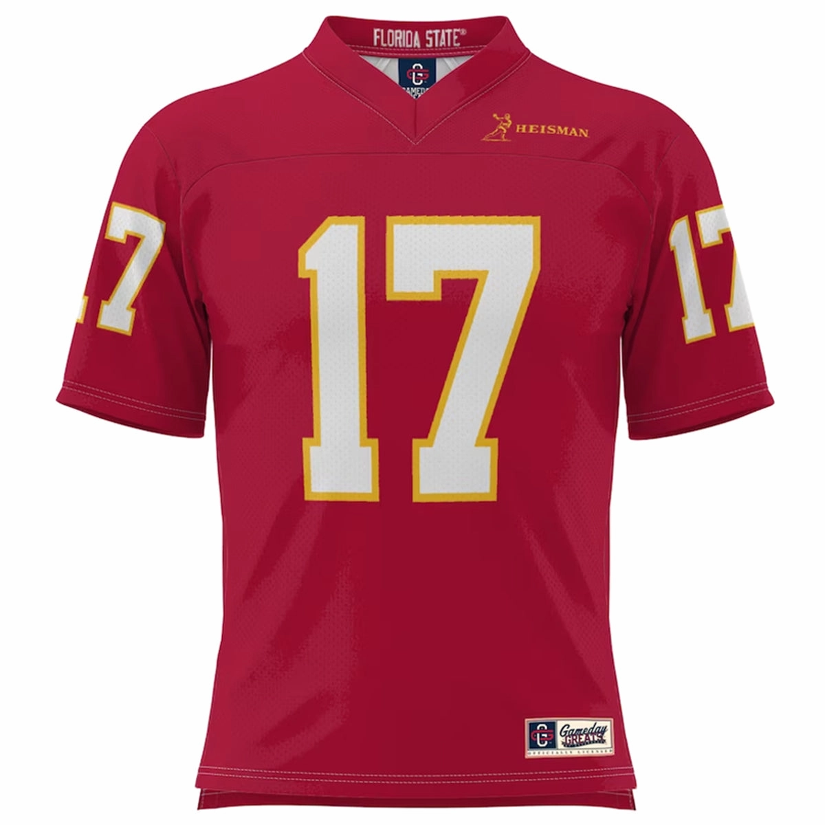 Athletic Wear Stylish Comfort ProSphere Charlie Ward Throwback #17 Heisman Football Jersey - Cardinal