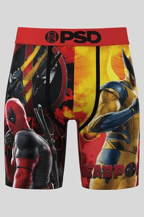 PSD x MARVEL Deadpool Best Buds Boxer Brief Underwear Sporty Fans