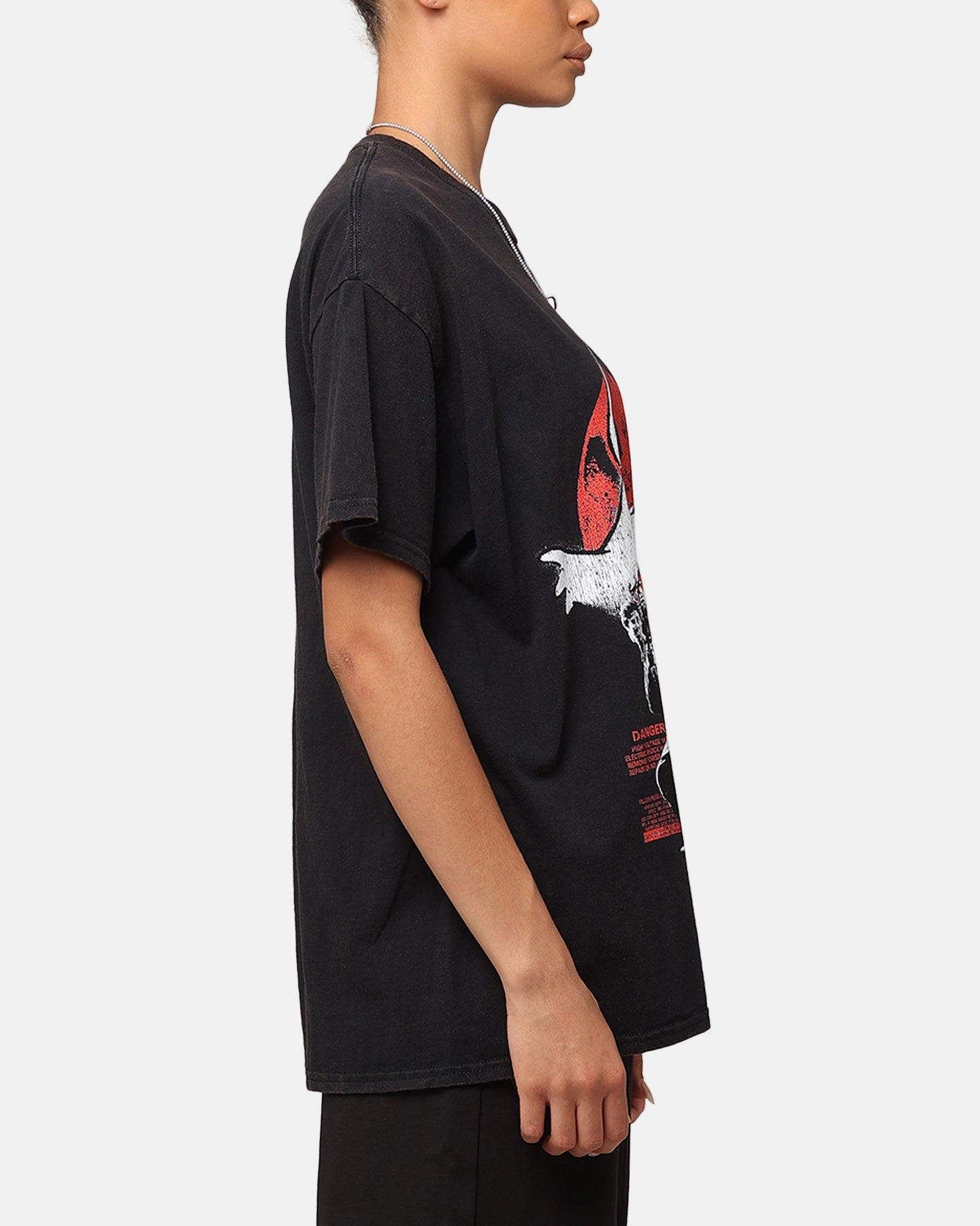 Zip Up Functional Fashion Goat Crew X Ghostbusters Vintage T-Shirt Black Wash