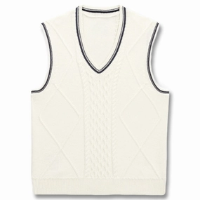 PUMA AP Sweater Golf Vest Warm White - SS25 Women Classic Cut