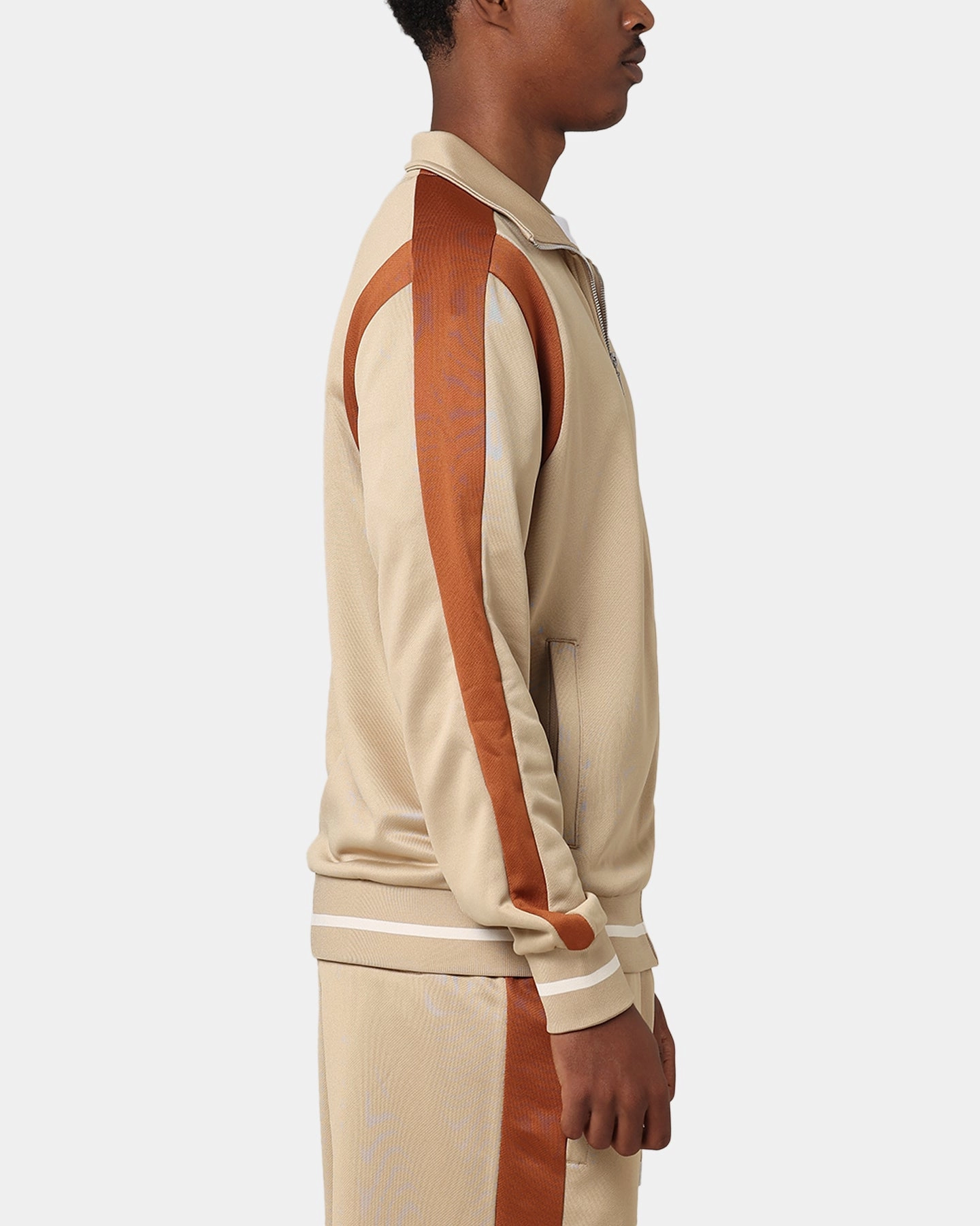 Unique Piece Microfiber Technology Puma For The Fanbase T7 Track Jacket Prairie Tan