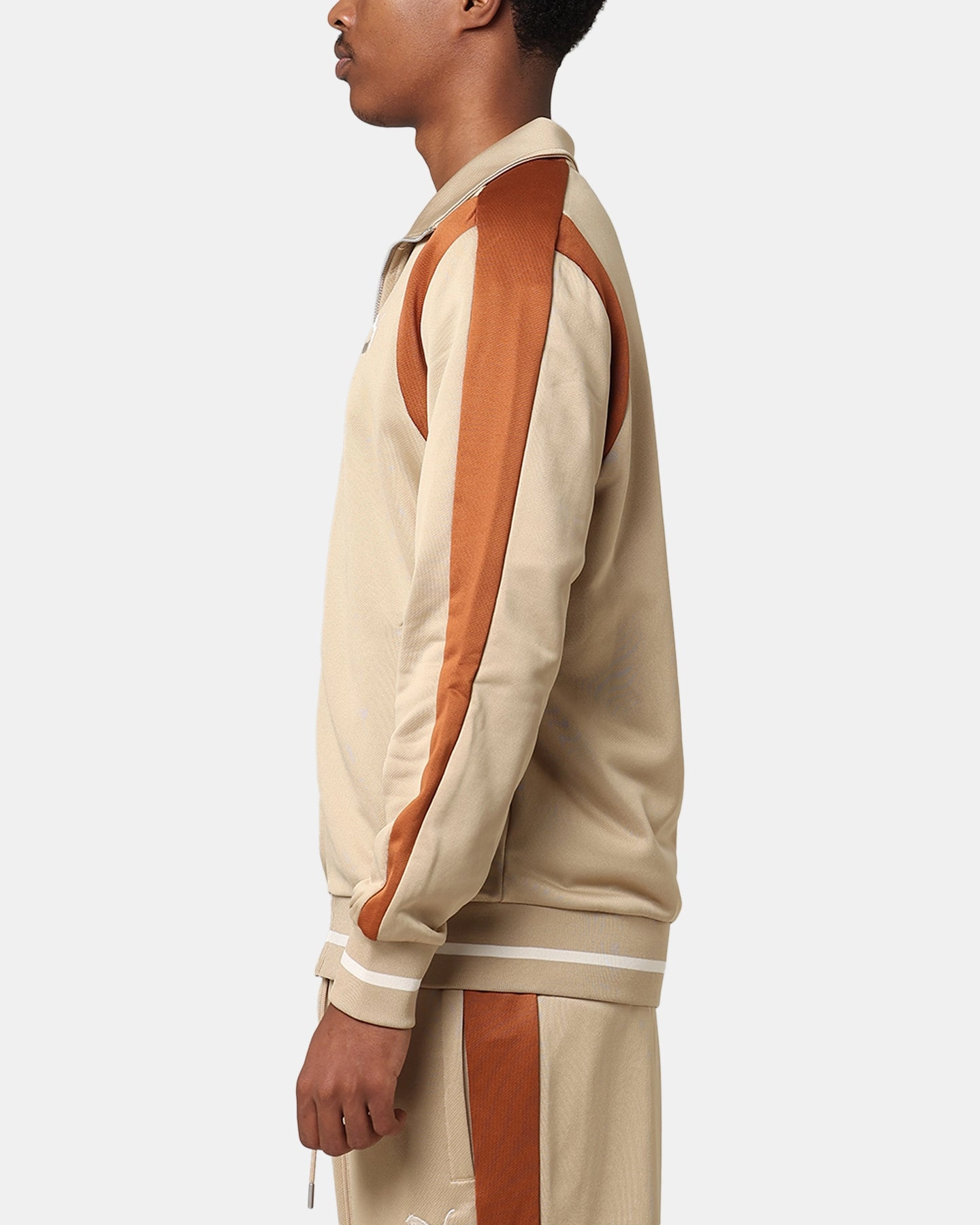 Jump Facilitate Puma For The Fanbase T7 Track Jacket Prairie Tan